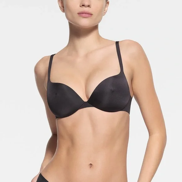 🖤SKIMS ULTIMATE NIPPLE PUSH UP BRA IN ONYX 34B 34C - Picture 4 of 8